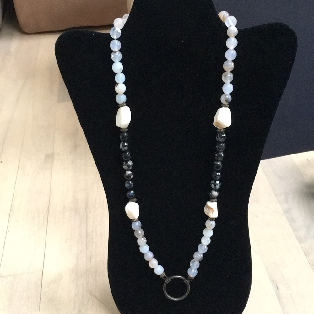 Eye glass holder beaded necklace handmade